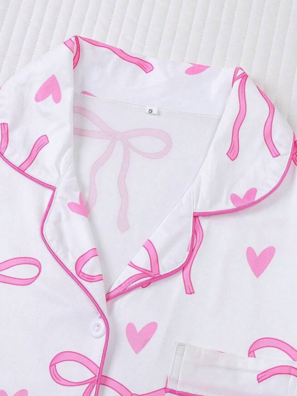 Women’s Bow Pajama Set - XL - Picture 6 of 10